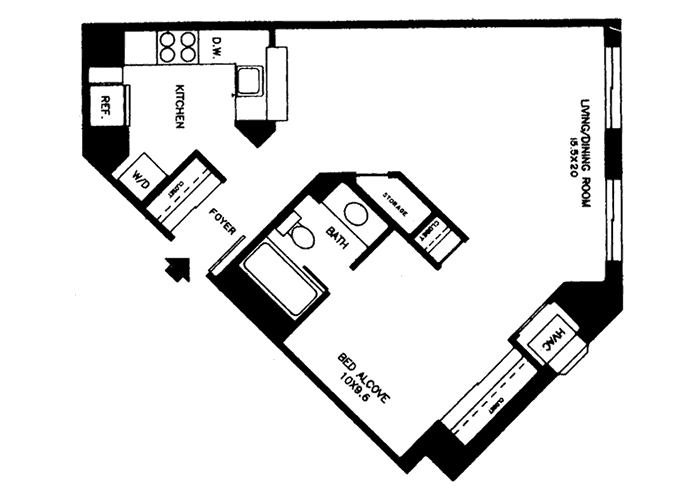 Altavista - 0575 SQFT- A Residence - 1 BR