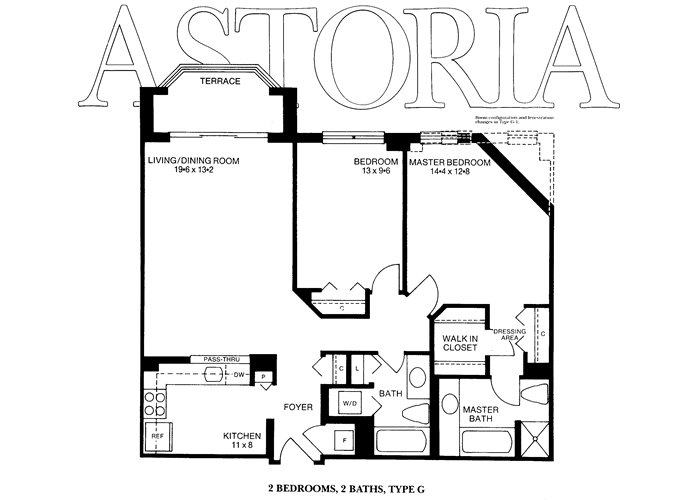 Astoria - G Residence - 2 Bed, 2 Bath