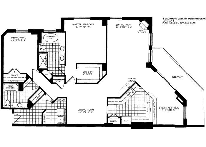Virginia Square - Penthouse 6 & 7 - 2 Bedrooms