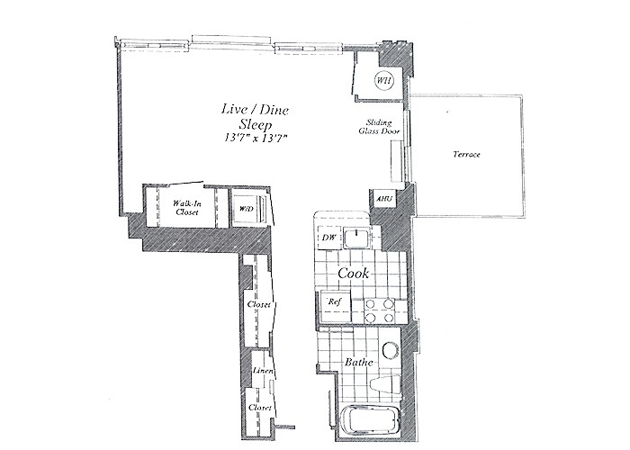 Unit E05 7th Floor Studio